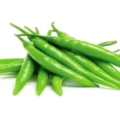 Green Chilli  (light Tikha) (Per KG)